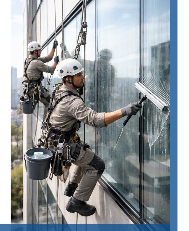 Мойка окон альпинистами в Пушкине от 4868 р. | ВЫСОТНИК-Пшн