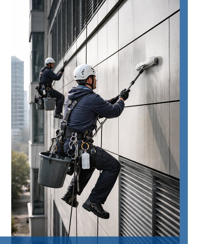 Мойка вентилируемого фасада в Пушкине от 270 р. | ВЫСОТНИК-Пшн