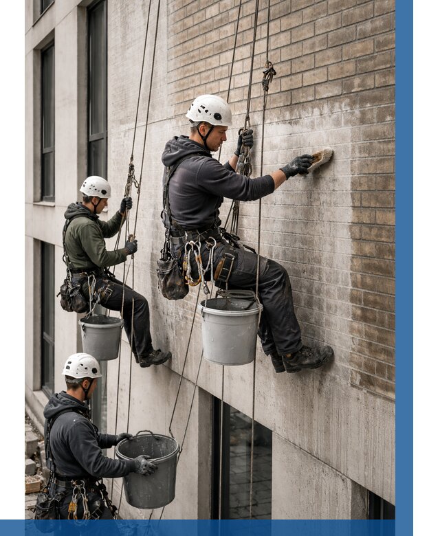 Удаление высолов с фасада в Пушкине от 270 р. | ВЫСОТНИК-Пшн