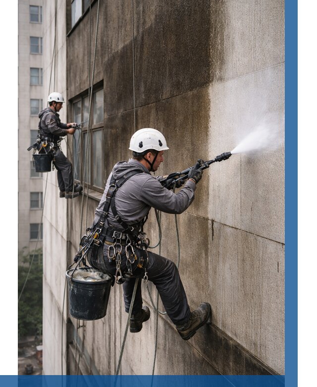 Очистка фасада от копоти в Пушкине от 270 р. | ВЫСОТНИК-Пшн