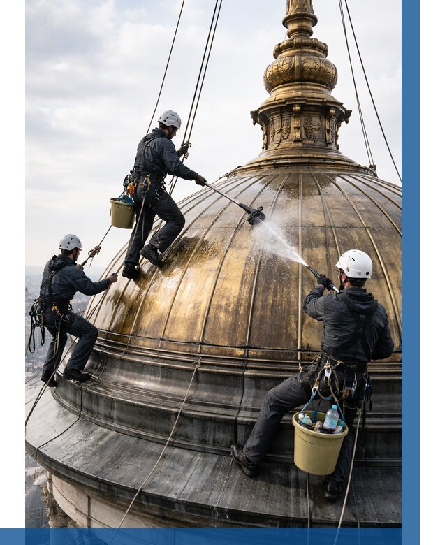 Мойка куполов и шпилей в Пушкине от 8654 р. - заказать | ВЫСОТНИК-Пшн