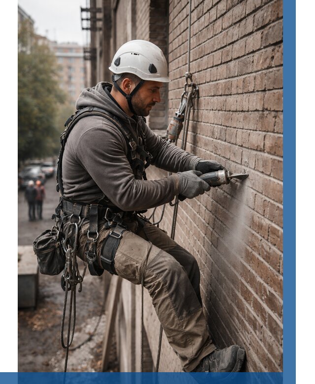 Расшивка кирпичных швов в Пушкине от 649 р. | ВЫСОТНИК-Пшн