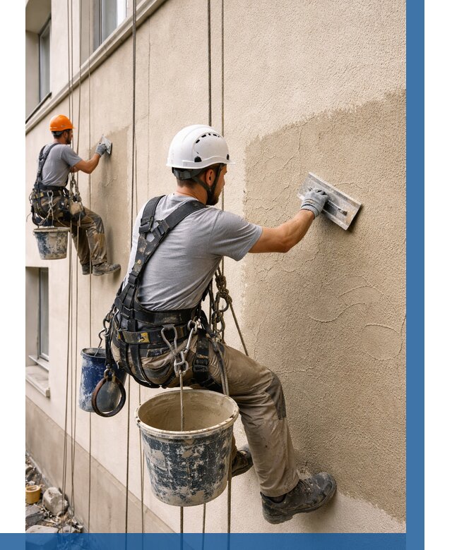 Декоративная штукатурка фасада в Пушкине от 1298 р. | ВЫСОТНИК-Пшн