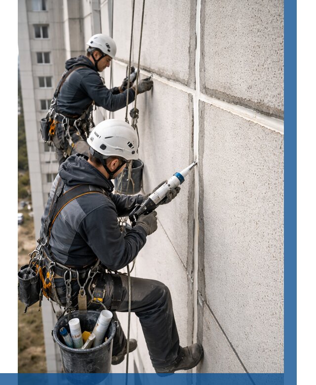 Герметизация межпанельных швов в Пушкине от 757 р. | ВЫСОТНИК-Пшн