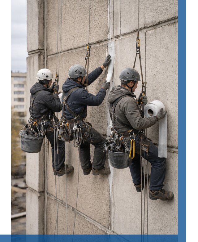 Ремонт межпанельных швов в Пушкине от 811 р. | ВЫСОТНИК-Пшн