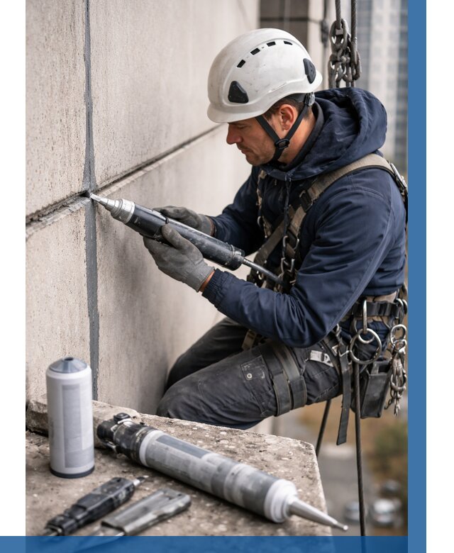 Вторичная герметизация швов в Пушкине от 487 р. | ВЫСОТНИК-Пшн