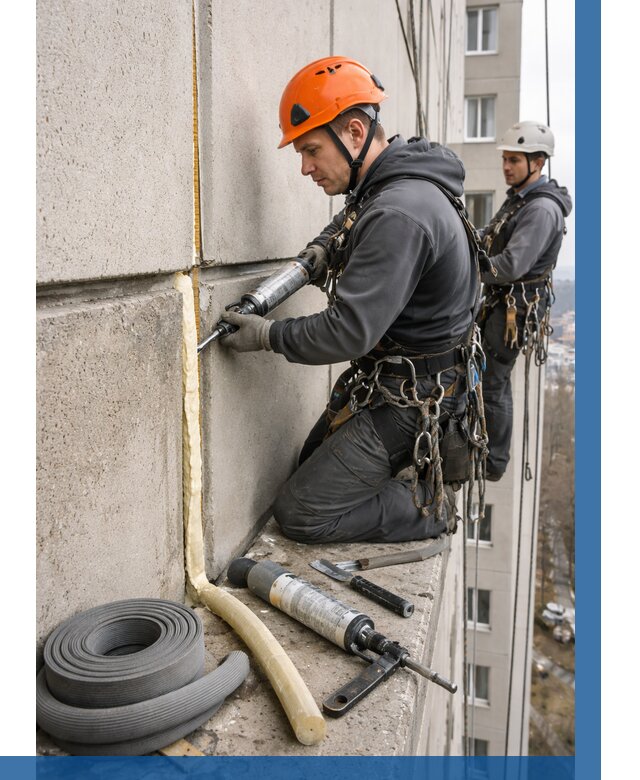 Теплый шов межпанельные швы в Пушкине от 757 р. | ВЫСОТНИК-Пшн