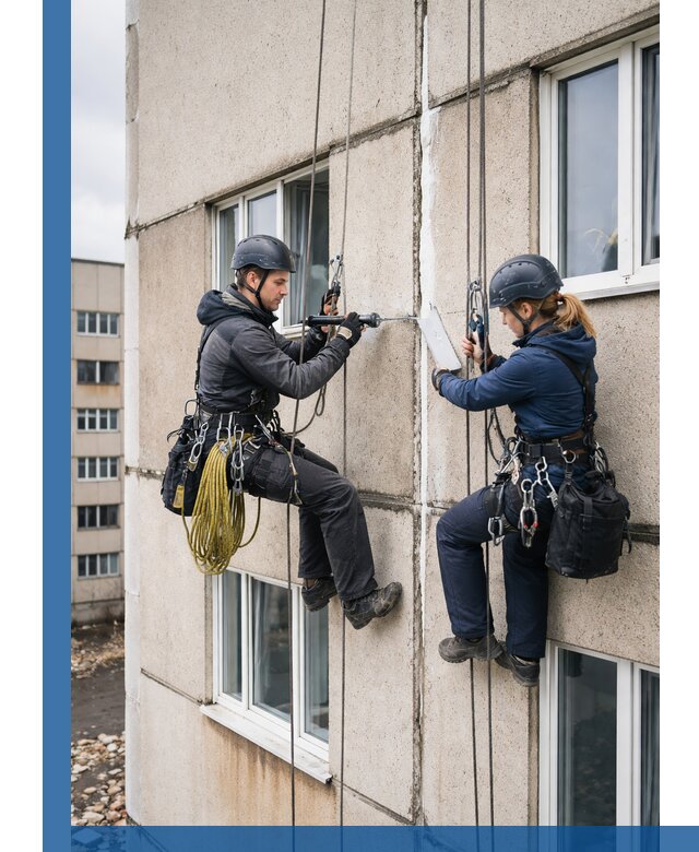 Герметизация межпанельных швов тёплым швом в Пушкине