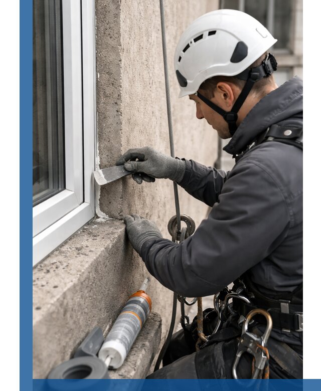 Герметизация монтажных швов окон в Пушкине с гарантией качества