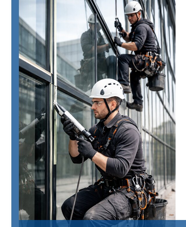 Герметизация витражных швов в Пушкине для зданий и фасадов