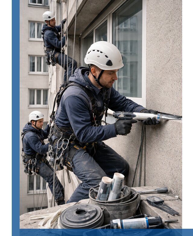 Герметизация швов лоджии в Пушкине профессионально и надежно