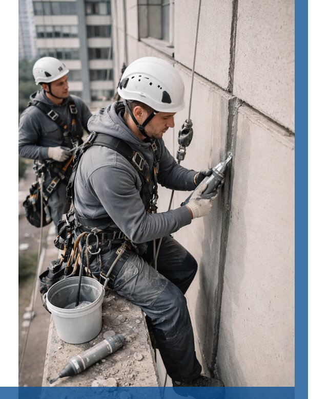 Ремонт деформационных швов здания в Пушкине от 1082 р. | ВЫСОТНИК-Пшн