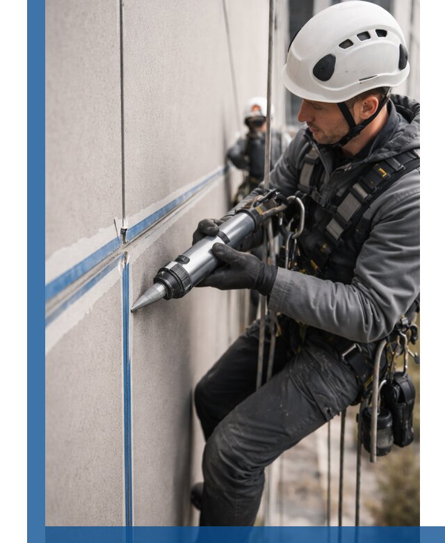 Герметизация стыков фасадных панелей в Пушкине качественно и быстро