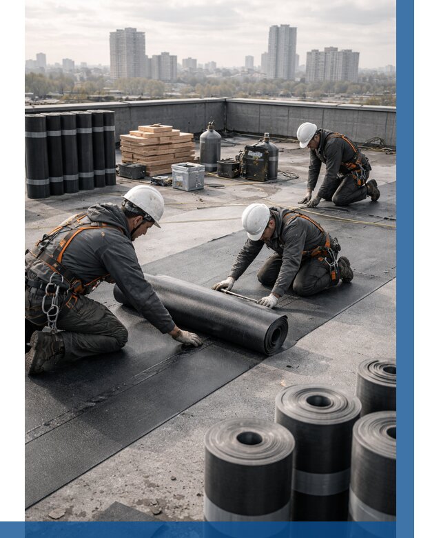 Монтаж мягкой кровли под ключ в Пушкине от 487 р. | ВЫСОТНИК-Пшн