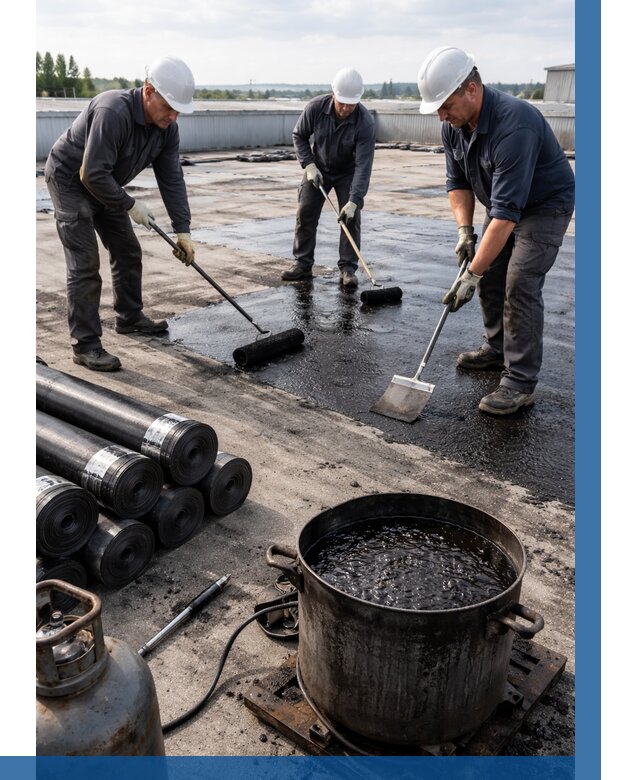 Гидроизоляция кровли мастикой в Пушкине от 649 р. | ВЫСОТНИК-Пшн