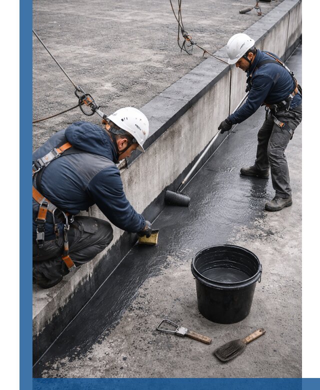 Гидроизоляция кровли жидкой резиной профессионально в Пушкине