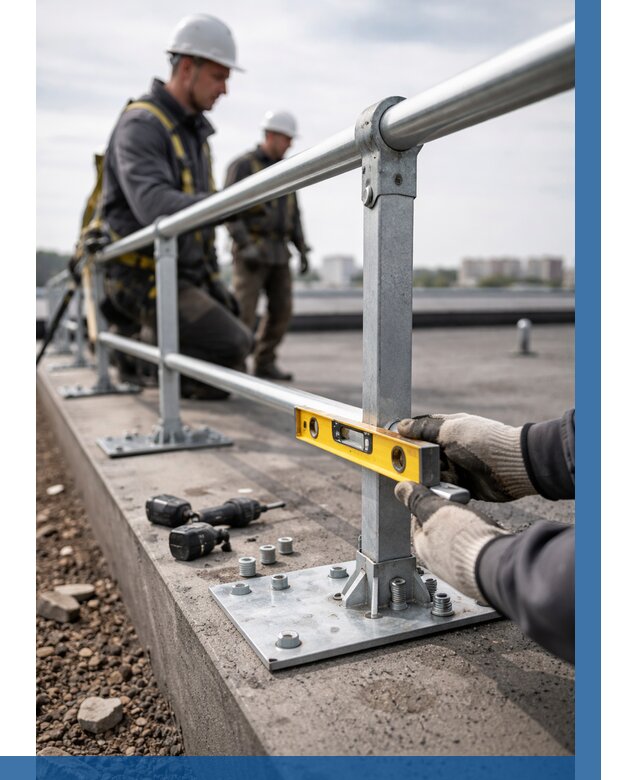 Монтаж кровельного ограждения в Пушкине от 1298 р. | ВЫСОТНИК-Пшн