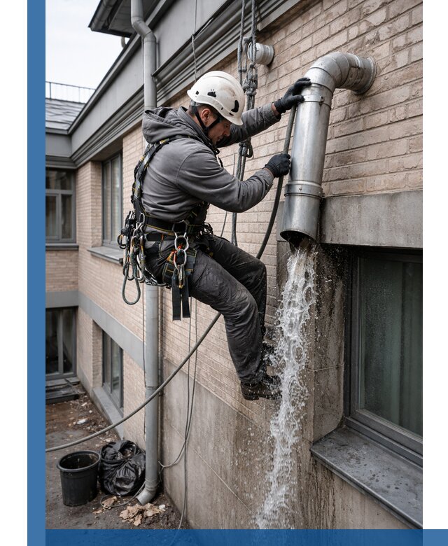 Профессиональная прочистка водосточных труб в Пушкине с гарантией