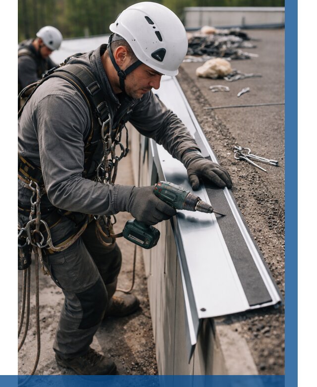 Монтаж капельника на кровле в Пушкине от 325 р. | ВЫСОТНИК-Пшн