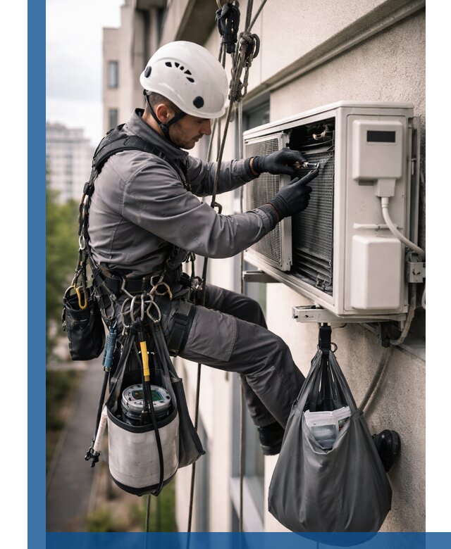 Обслуживание внешнего блока кондиционера в Пушкине профессионально