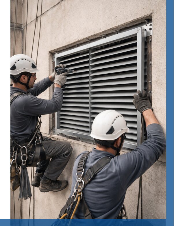 Монтаж вентиляционных решеток в Пушкине от 4868 р. | ВЫСОТНИК-Пшн