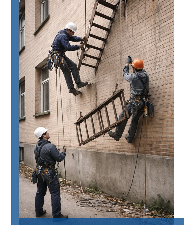 Демонтаж пожарной лестницы в Пушкине быстро и безопасно