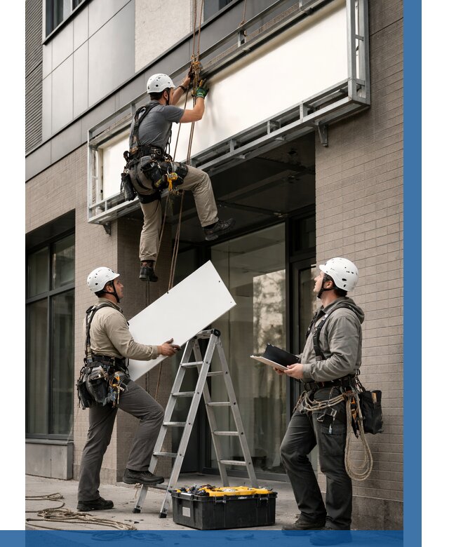 Монтаж светового короба в Пушкине от 7031 р. | ВЫСОТНИК-Пшн