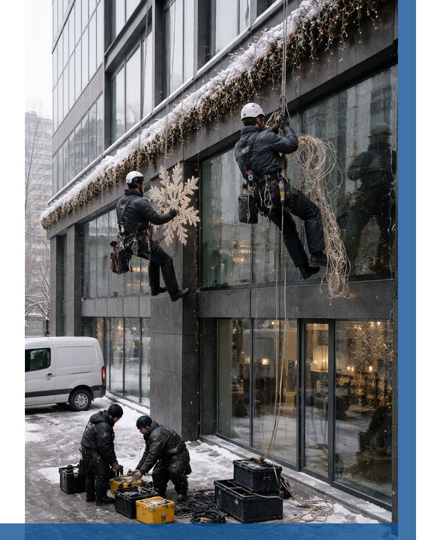 Демонтаж новогоднего оформления в Пушкине от 5949 р. | ВЫСОТНИК-Пшн