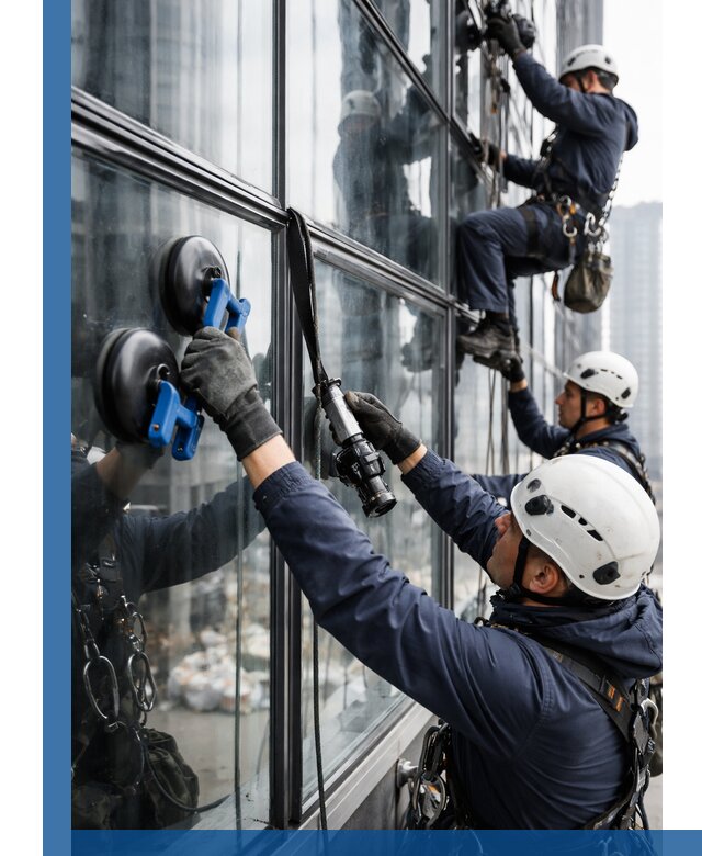 Радиусное остекление фасадов под ключ в Пушкине с гарантиями