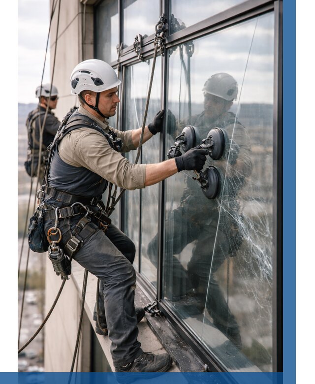 Замена стекла в витраже в Пушкине под ключ от 9194 р. | ВЫСОТНИК-Пшн