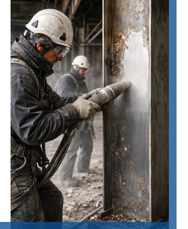 Удаление старой краски с металла в Пушкине от 487 р. | ВЫСОТНИК-Пшн