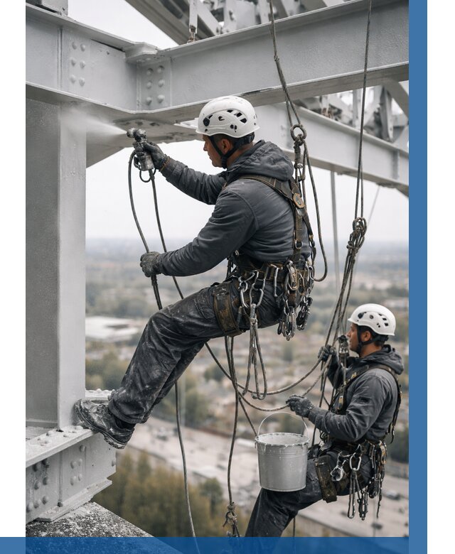 Покраска металлоконструкций на высоте в Пушкине 379 р |ВЫСОТНИК-Пшн