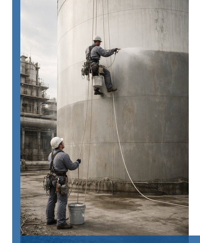 Покраска стальных резервуаров и емкостей в Пушкине профессионально