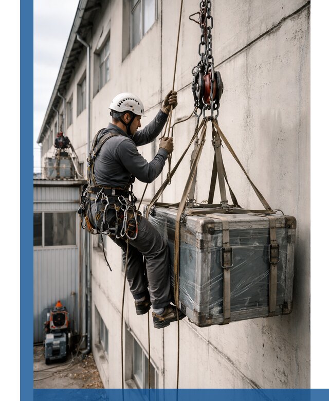 Подъем грузов на высоту в Пушкине для промышленных объектов