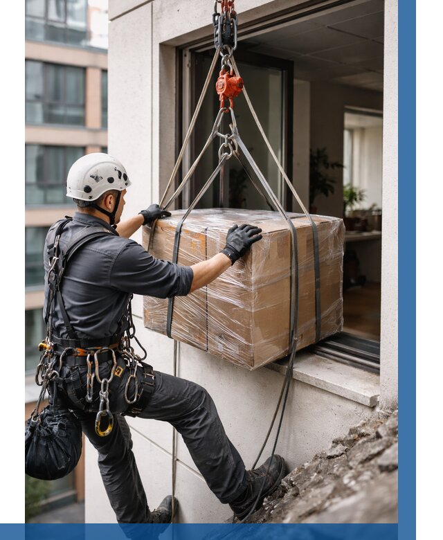 Подъем груза через окно в Пушкине от 4868 р. | ВЫСОТНИК-Пшн