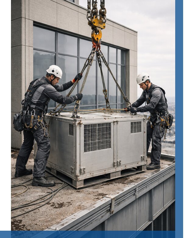 Такелажные работы на высоте в Пушкине от 8654 р. | ВЫСОТНИК-Пшн