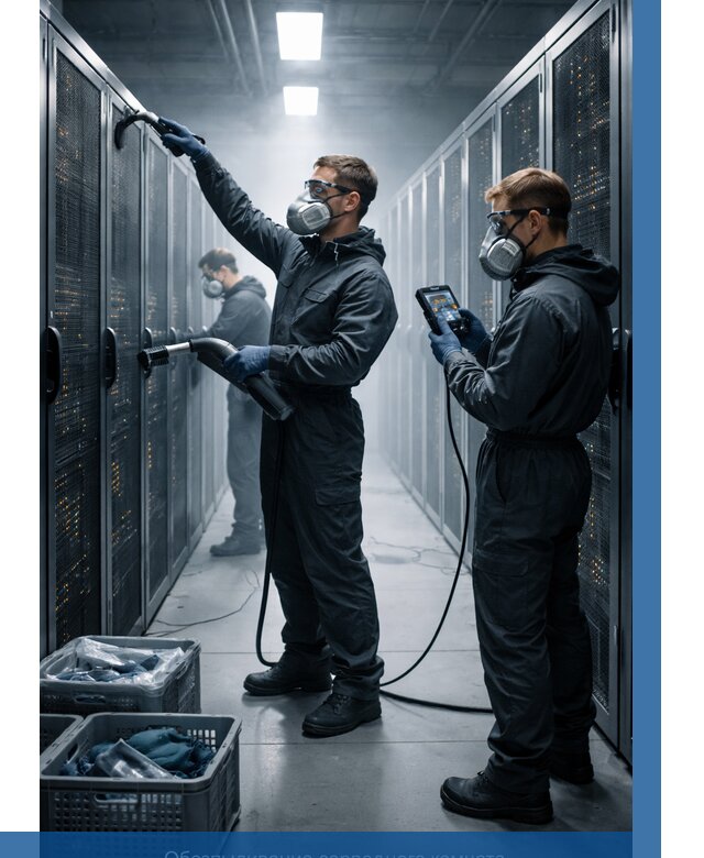 Обеспыливание серверной комнаты в Пушкине от 4868 р. | ВЫСОТНИК-Пшн
