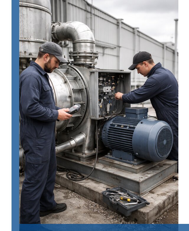 Техническое обслуживание промышленного оборудования в Пушкине