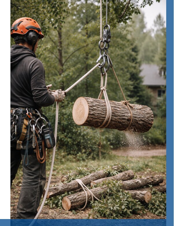 Валка деревьев частями в Пушкине от 8113 р. | ВЫСОТНИК-Пшн