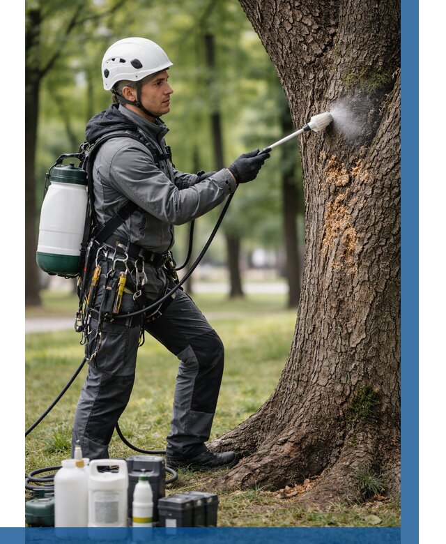 Обработка деревьев от вредителей в Пушкине от 4868 р. | ВЫСОТНИК-Пшн