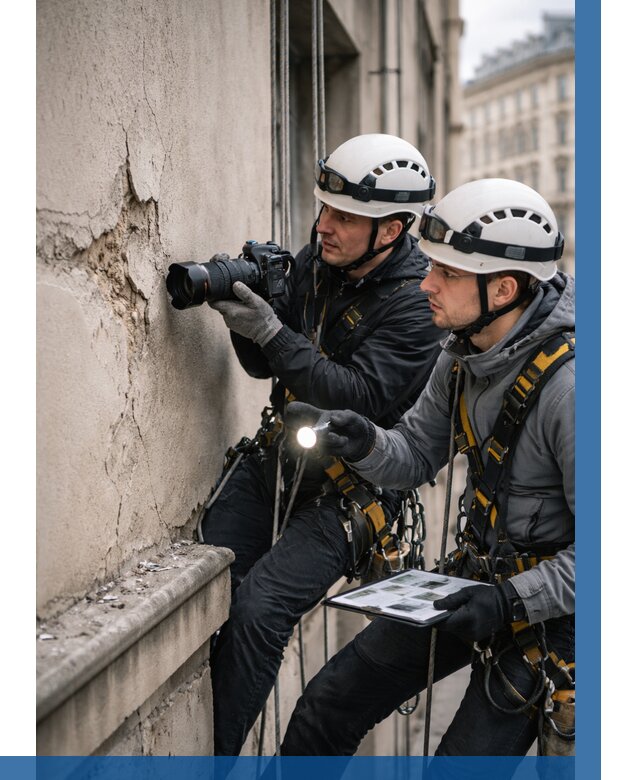 Фотофиксация дефектов фасада в Пушкине от 4868 р. | ВЫСОТНИК-Пшн